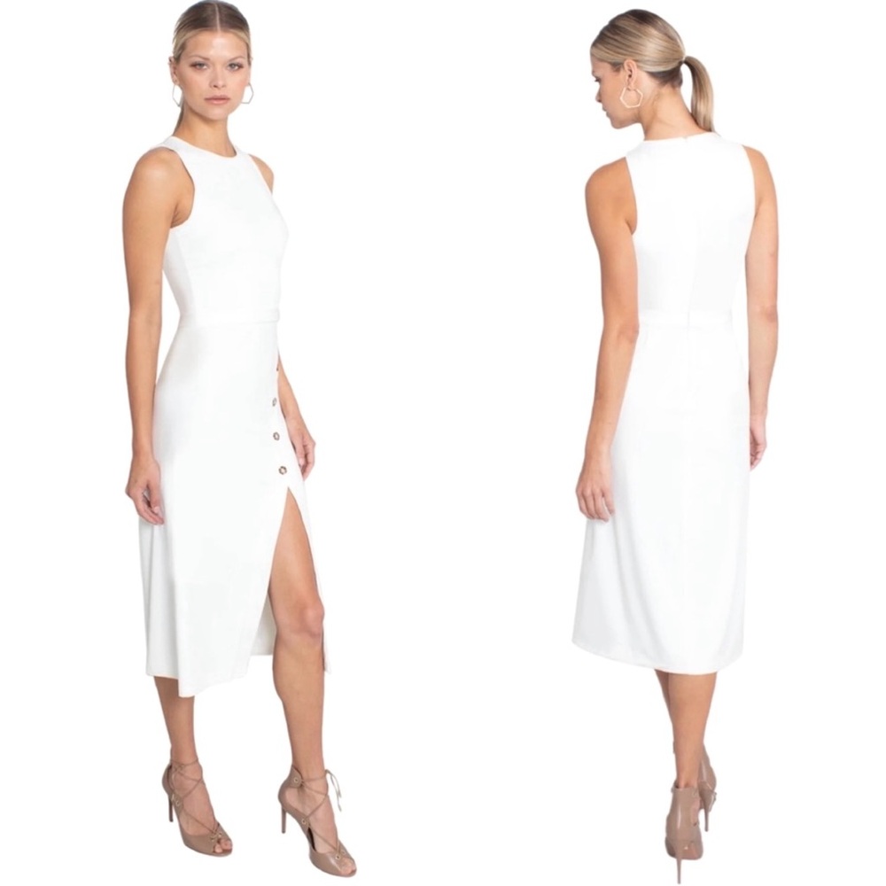 NWT Black Halo By Laurel Berman Campbell Sheath Dress